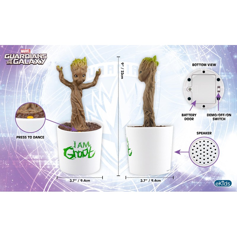 Guardians of the Galaxy Baby Groot Figure with Built-in Song,