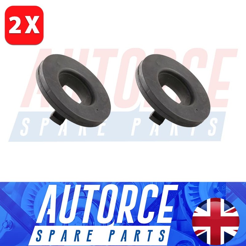 2 PCS Rear Upper Spring Rubber Suspension Cups For VW