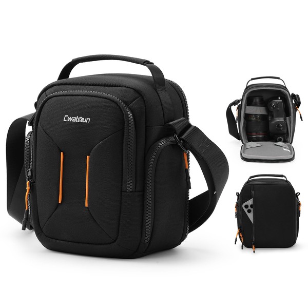 Cwatcun Campact Camera Bag Small Camera Sling Case for Canon