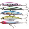bath&bath Seabass Lure Set, Sinking Pencil, 2.9 inches (75 mm),
