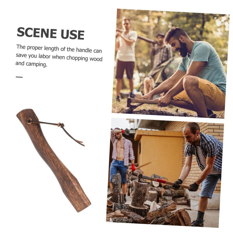 KONTONTY Replacement Hatchet Handle Wooden Axe Handle for Mini Hatchet