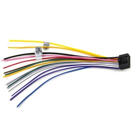 Inefala 16 Pin ISO Radio Wiring Harness Adapter for Android Car Stereo Radio, Power Cable Power Plug Adapter with Key 1 Key 2 Reverse Control Line for Android Car Radio Head Unit