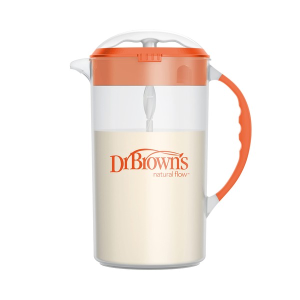 Dr. Brown's Baby Formula Mixing Pitcher with Adjustable Stopper, Locking