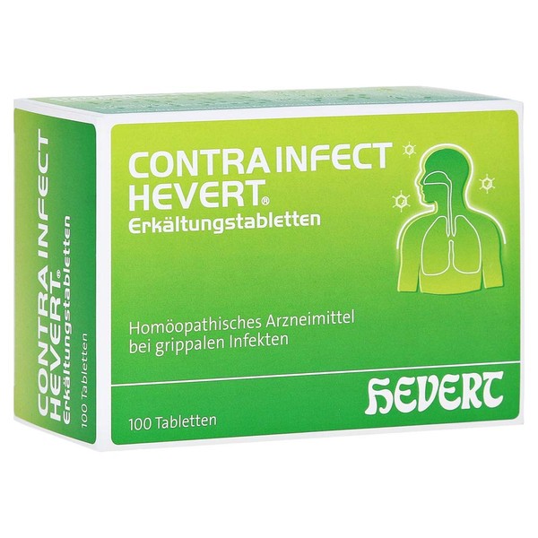 Contrainfect Hevert Cold Tablets, Pack of 100 Tablets