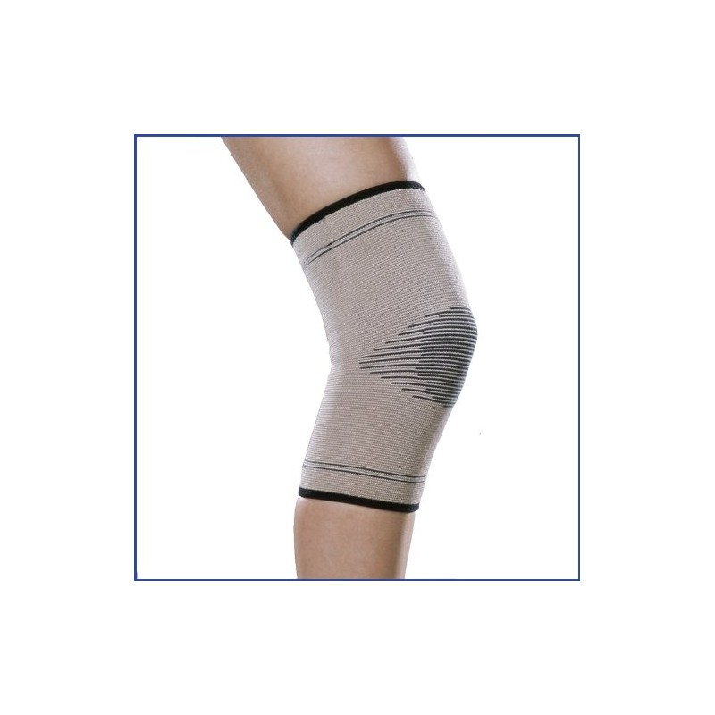 Mikros Bamboo Fleece Knee Compression Brace, Size Medium (Circumference Knee