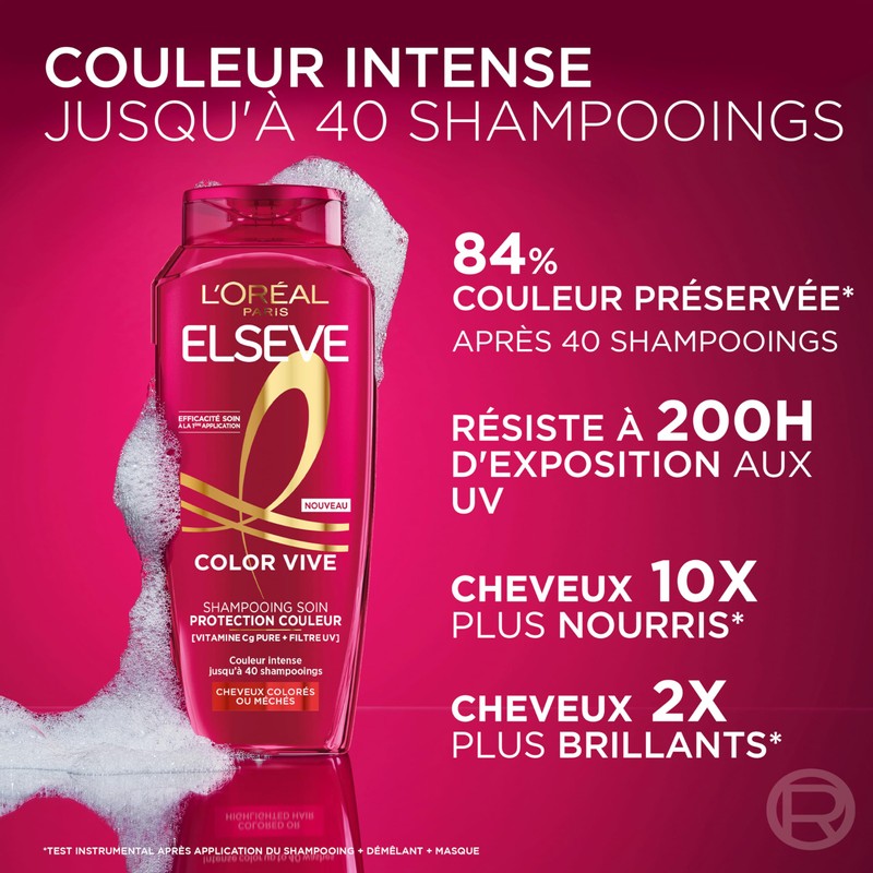 L'Oréal Paris Elseve Color Vive Color Protection Shampoo, 400 ml