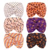6 Pack Halloween Headbands for Celebration Party, Wide Holiday Hair