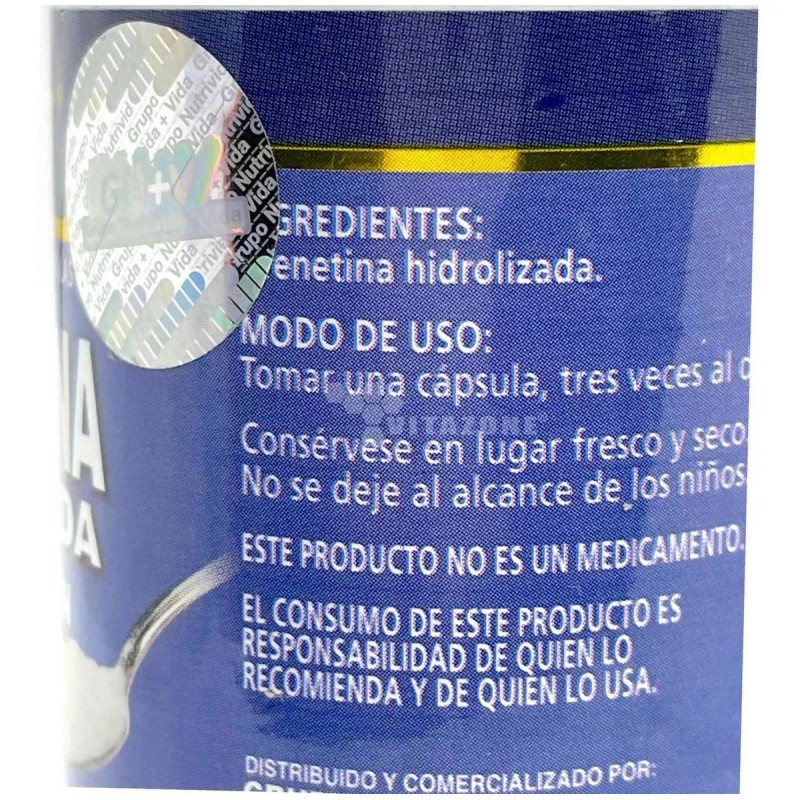 Godvit Grenetina Hidrolizada 60 Cápsulas Godvit