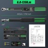 LLAVETOR Digital Torque Wrench, 3/8 Torque Wrench, 5-99.5 Ft-lbs/6.8-135N.m, ±2％