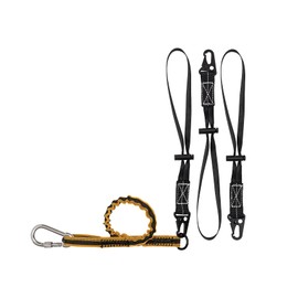 Roughneck ROU26027 Tool Lanyard - 3 Interchangeable Tool Ends, Yellow