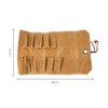 ieron Waxed Canvas Roll Bag - Hand Tool Organizer with