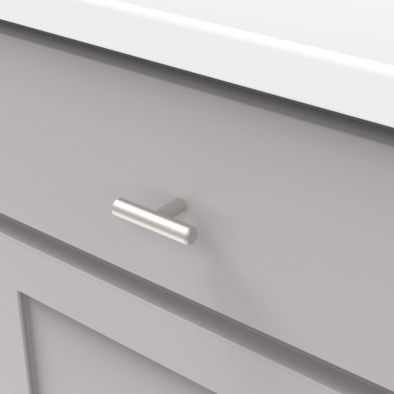 Hickory Hardware HH075591-SS Bar Pull Collection Knob T, 2-3/8 Inch,