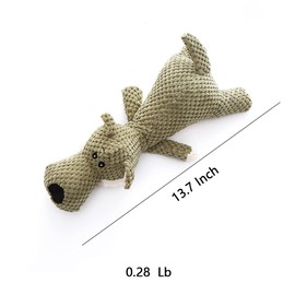 Wolf Dog Toy Stuffed Animal Pet Toy Stuffed Wolf Dog Toy Plush Dog Chew Toy Cute Durable Dog Toy Stuffed Animal Dog Plush Toy Soft Chew Toy for Dog Suitable for Large Medium and Small Dogs