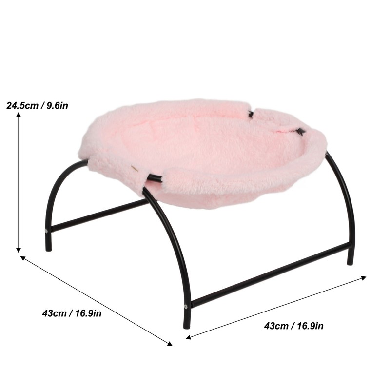 Cat Hammock Bed Stable Structure Soft Comfortable Breathable Elevated Kitten