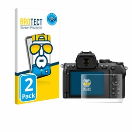 BROTECT Pack of 2 Full Cover Screen Protectors for Nikon Z50 II Full Screen Protector [3D Curved, Anti-Fingerprint, Crystal Clear]