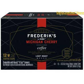 Frederik's By Meijer Michigan Cherry Light Roast Coffee K Cups 12 ct