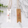 100 sheets of handmade tag paper tag kraft white white 3ea