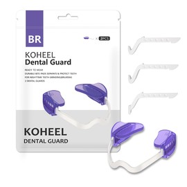 KOHEEL BR-PRO Adjustable Mouth Guard for Teeth Grinding & Clenching, No Boiling Night Guard, Dental Guard for Bruxism Relief (2 Count)