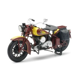 Orange Cycle Parts Die-Cast Replica Toy 1:12 Scale Model 1934 Indian Sport Scout by NewRay 42113