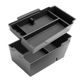 BIBIB0 2Pack 2024 2025 Crosstrek Center Console Organizer for 2023-2026 Subaru Crosstrek&2024+ Impreza Console Trays 2024 Crosstrek Insert Glove Pallet Organizer 2026 Crosstrek Hybrid Double Layers
