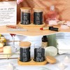 Funny Apothecary Jars 2 Pack Hair Tie Holder Organizers Bathroom