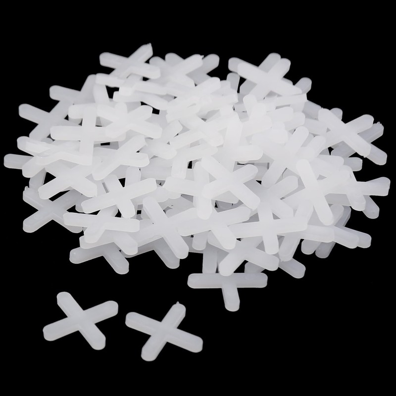 DGZZI 500PCS 3mm Tile Cross White Wall and Floor Tile