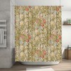 Ansouyi William Morris Shower Curtain Set with 12 Hooks, Bath