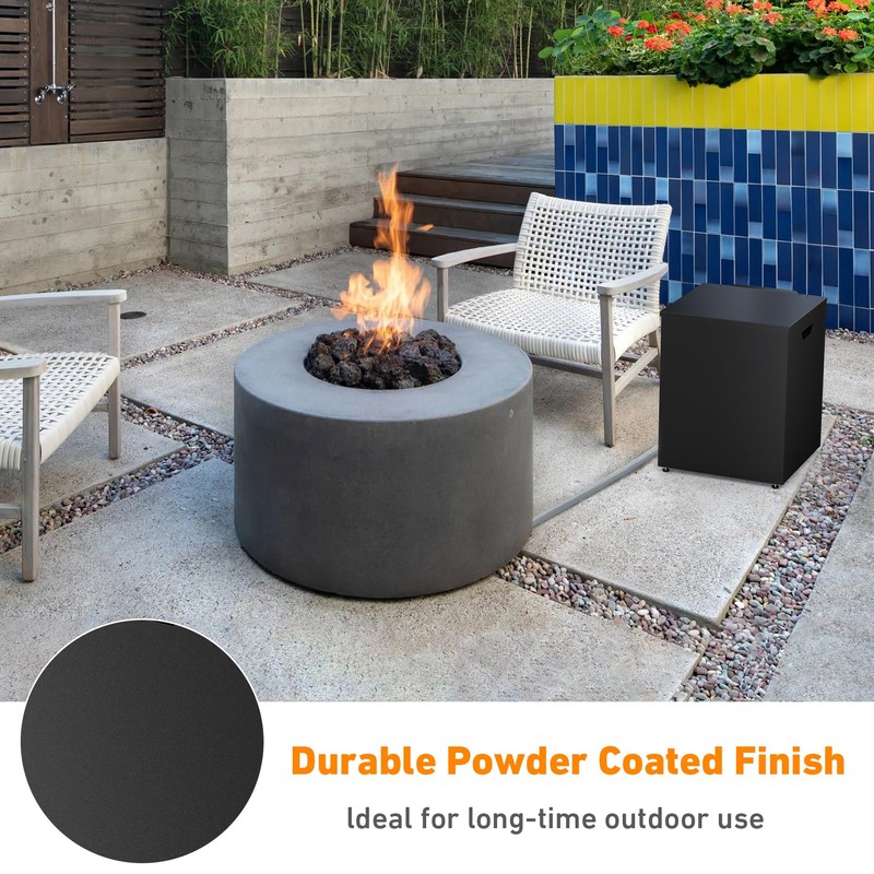 Stanbroil Propane Tank Cover Table, 20 lb Propane Tank Storage