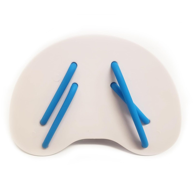 Swimz Swim Club Training Finger Paddles, Blue/Green, One Size