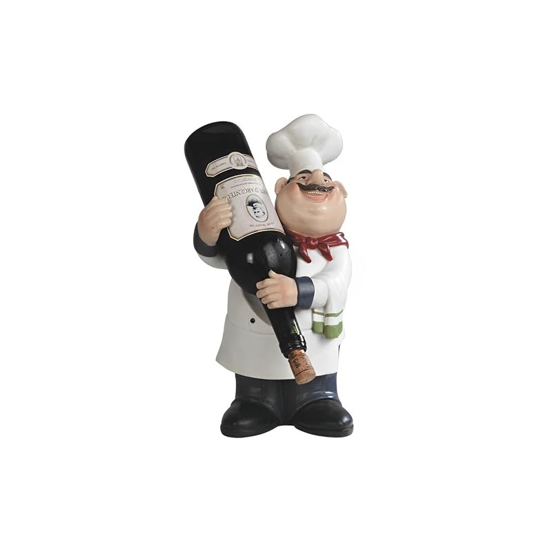 ICE ARMOR 14" H Chef Wine Rack Bottle Holder Dining