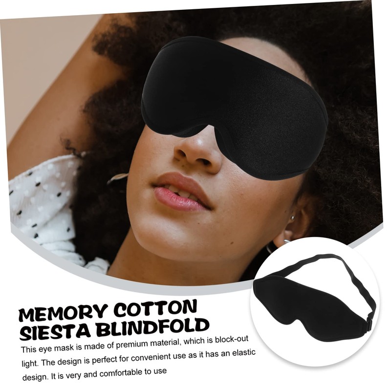 SAFIGLE Memory Foam Sleep Eye Mask Breathable Comfortable Blindfold for