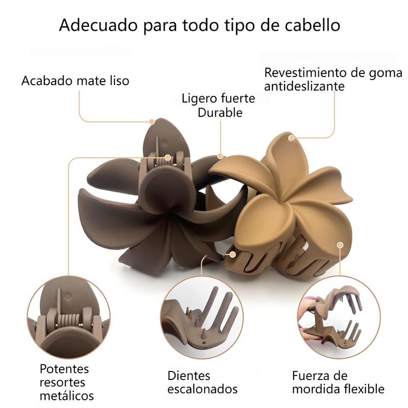 SUFFIC 6 Piezas Pinzas para el Cabello para Mujer,Pinzas de