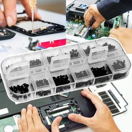 240pcs Laptop Screws M2 M2.5 M3 Laptop Screw Set with Storage Case Replacement Laptop Screws 12 Sizes