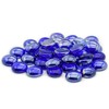 GasSaf Blue Fire Glass Beads for Outdoor Fire Pit, Fireplace,