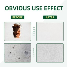 12 Pack Drywall Repair Kit, 250g Safe Wall Mending Agent with Scraper, Wall Patch Repair Kit Easy to Fill Holes for Aluminum Metal Plaster Sheetrock Ceiling