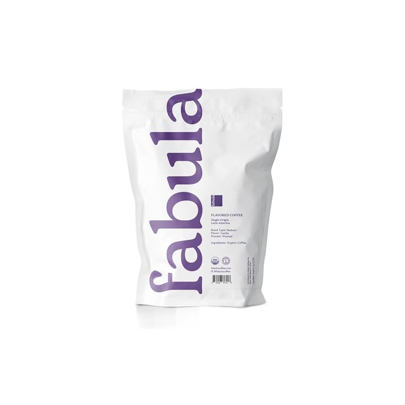 Fabula Vanilla Flavored Organic Coffee Freshly Ground - Organic -