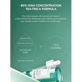 SKIN1004 Tea Rica Relief Ampoule 3.4 fl oz (100 ml) / Tea-Trica Relief Ampoule 3.4 fl oz (100 ml) / Tea Tree + Deer Soothing Serum