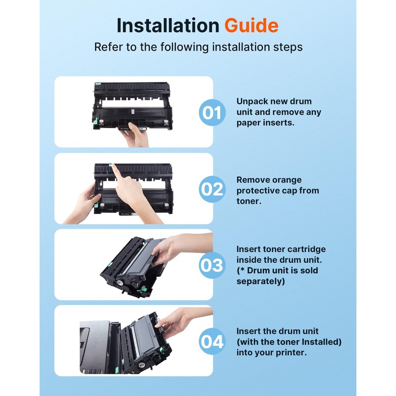 TN660 Toner Cartridge and DR630 Drum Unit Compatibility for Brother