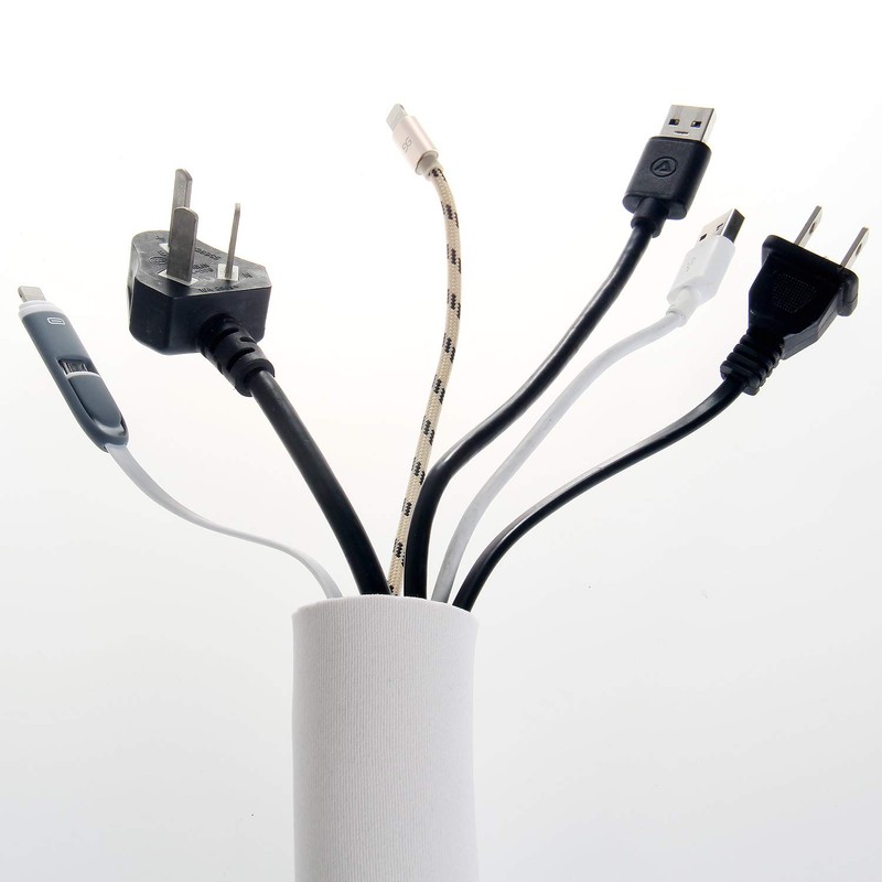 [3 metres] Neoprene Cable Tube Velcro Reusable Cable Organiser, Flexible