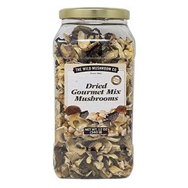 The Wild Mushroom Co. Dried Gourmet Mix European Mushrooms 12 Ounces (340g) (2 Pack)