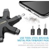 Snowflake Multitool: iPhone Cleaning Kit for Repair & Restoration of Charging Ports, Lightning Cables, Speakers, and AirPods - Compatible with iPad Pro, Apple Watch, and All Devices