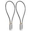SISAV 2 Pack Long 50cm Cable Lock with 4 Digit
