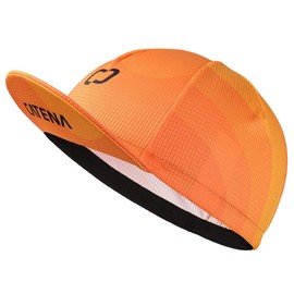 CATENA Men's Outdoors Sports Cycling Cap Bike Skull Breathable Sun Caps Riding Hat for Men, Orange-39, One Size