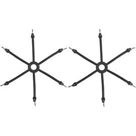 Feather butterfly Replace 1 pair 0216 Spider Bungee Truck Snow Tire Chains Adjuster Tensioner Parts Black