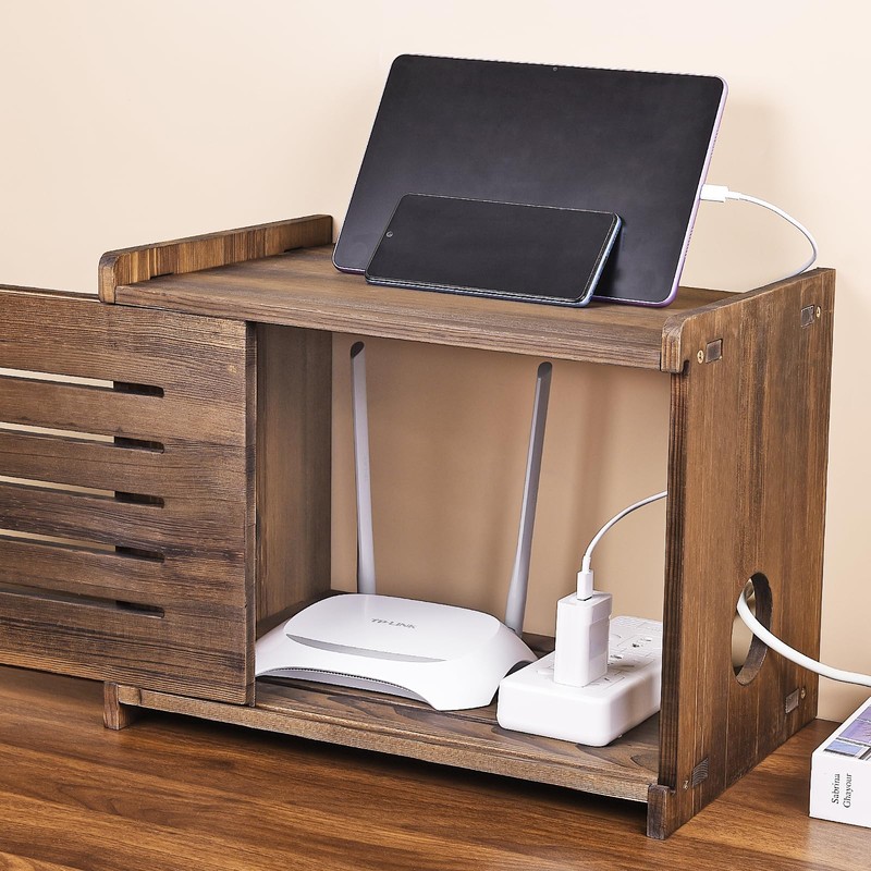BEARUT Router Shelf Projector Shelf Projector Stand Router Storage Box