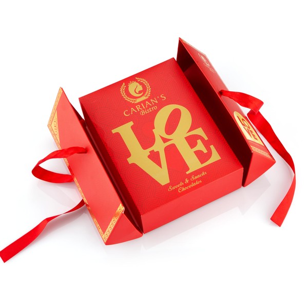 CARIANS Chocolate Gift Box, Milky Dubai Chocolate Crispy Kunafa and