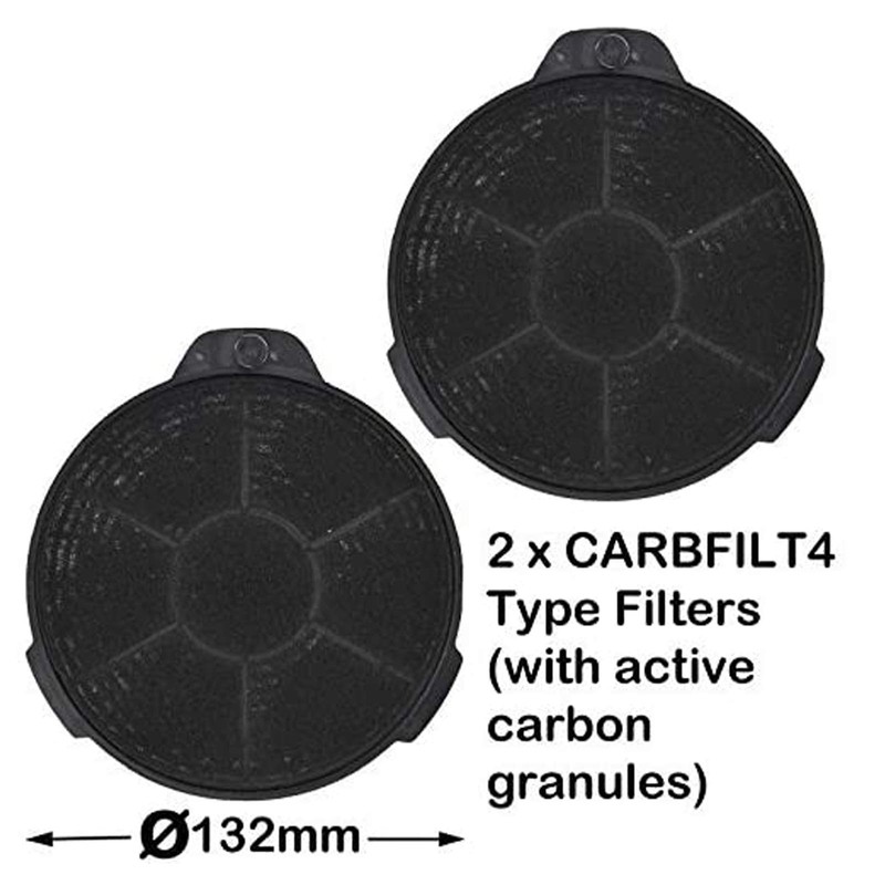 SPARES2GO Carbon Charcoal Vent Filter compatible with Cooke & Lewis