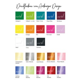 AMBERGER DESIGN by A&M Osterhage amd Kleine Jute-Tasche Herzensmensch personalisiert | Geschenktasche Herzen | Größe S & M