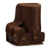 MegaGear Faux Leather Case Compatible with Nikon Coolpix P950 -