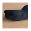 Kyoetsu Men's Tabi Socks, Fleece Cover, Winter Socks, Black